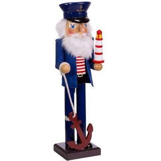 Kurt S. Adler 15-tommer Sailor Nutcracker med anker og fyrtårn