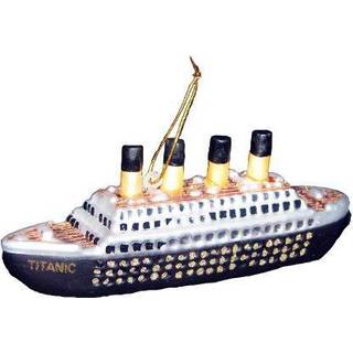 Kurt Adler 5-tommer Noble Gems Glass Titanic Ornament Jubil?um
