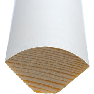 Hornbæk Kvartstafliste Fyr Hvid 12x12x3000 mm - Hornbæk