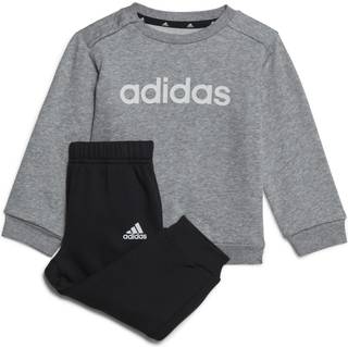 Essentials Lineage joggingdragt - Medium Grey Heather / White - 86