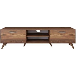 Nordvârk A9 TV-bord 180x35 cm valnøddefarvet melamin