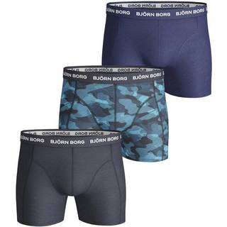 Björn Borg 3-pak Essential Shadeline Shorts - Navy/Blue - X-Large * Kampagne *