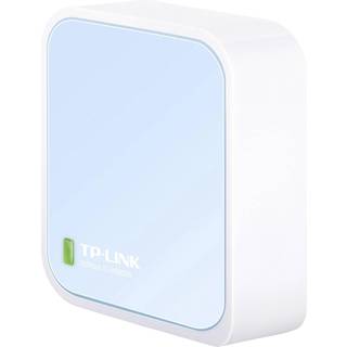 TP-Link TL-WR802N trådløs router Hurtigt ethernet Enkelt band (2,4 GHz) Blå, Hvid