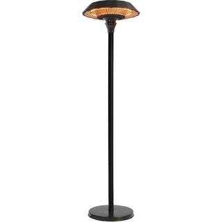 HORTUS Terrassevarmer gulvmodel UFO 800/1200/2000 W, HA, med fjernbetjening, sort
