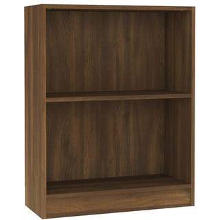 bogreol 60x24x76 cm konstrueret træ sort