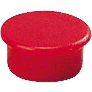 Magneter Ø13mm rund bærekraft 0,1 kg rød