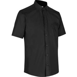 ID SS410 SEVEN SEAS Poplin modern s/s Sort L