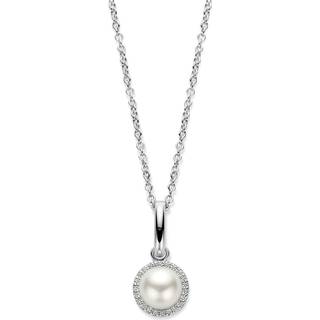 Spirit Icons Euphoria Sterling Sølv Halskæde med Ferskvandsperle