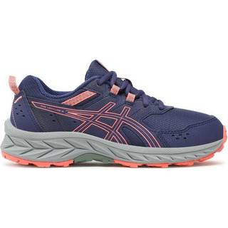 ASICS Pre-Venture 9 GS Trail Running Shoe Kids - Blue, Coral, Size 5.5 - blue