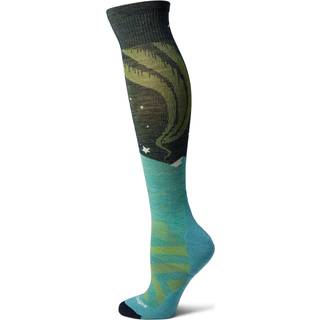 Darn Tough Women's Aurora OTC Lightweight With Cushion Aqua, L