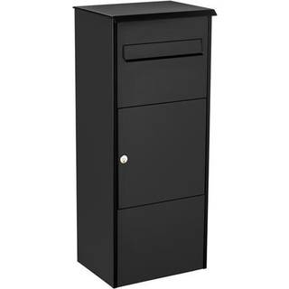 Mefa pakkepostkasse 480 Oak 380x1035 sort struktur 480100R ruko-lås