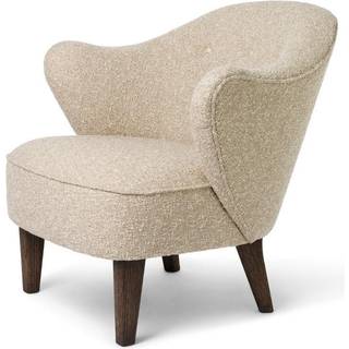 Audo Copenhagen Ingeborg lænestol, Signatur, boucle - Sahco Zero/1/røget eg/vegeta knapper