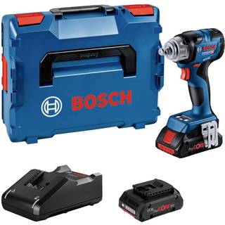 Bosch Professional GDS 18V-330 HC Slagnøgle med 2 stk. 4,0Ah ProCORE batteri, lader og L-BOXX