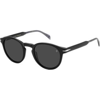 DAVID BECKHAM Mand DB 1111/S B4L/IR Solbriller Acetat Gul Grå Rund