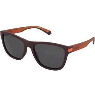 Polaroid PLD 2138/S Polarized 7BL/M9 56 Solbriller Mænd Burgunder - Matte Burgundy - 56mm