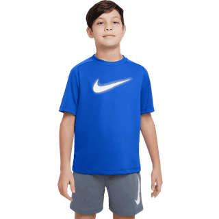 Nike Dri-FIT Graphic T-shirt til Drenge - XL 14+ - Blå, Åndbar & Komfortabel Junior T-shirt