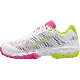 Mizuno Wave Exceed LGT Padel W CC - White/Acid Pink 38