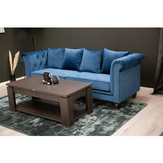 Venture Design Velvet 3-personers sofa Blå