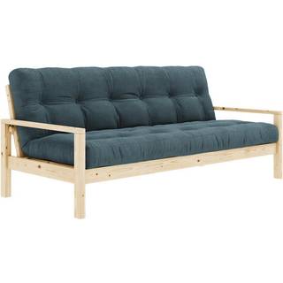 Knob Sovesofa Fra Karup Design i Massiv FSC Fyrretræ | Japandi - Klar lak - 513 Pale Blue