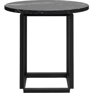 New Works Florence Side table Ø50 cm Black Marquina