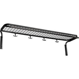Essem Design Classic 651 Hattehylde Enkel / 120 Cm - Hattehylder Stål Sort - 651-120 ST/ST
