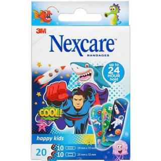 Nexcare Happy Kids Plasters, Assorted (20 stk)