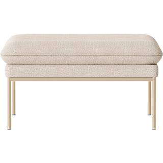 Ferm Living Turn Boucle Puf Offwhite/cashmere - Sækkestole & Puffer Bouclé Off-White - 1104264151