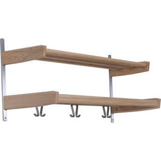 Oscarssons Möbel, Meja Hattehylde 90 cm 2 hylder Hvidolieret eg