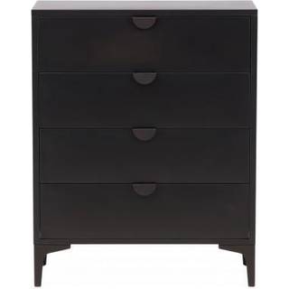 Venture Design Piring sängbord Svart 78 x 40 x 98 cm