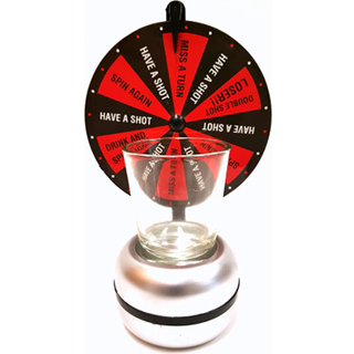 Spin the wheel, shot hjul, drukspil