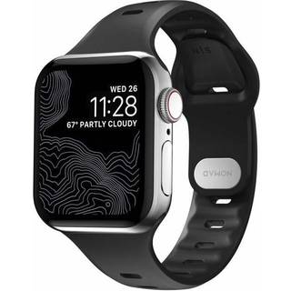 Nomad Sport Slim Strap S/M - black - Apple Watch 9/8/7 (41mm)/6/SE/5/4 (40mm)/3/2/1 (38mm)