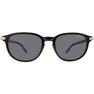 Montblanc MB0276S 001 52 Solbriller Mænd Black - Black - 52mm