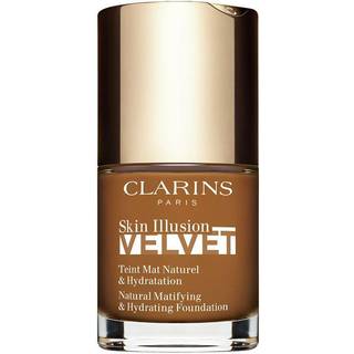 Clarins Skin Illusion Velvet Mat flydende foundation med nærende effekt Skygge 118.5N 30 ml - 30 ml