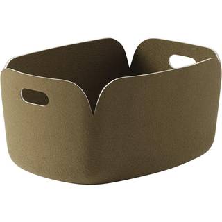 Muuto Restore Kurv L - Kurve Plast Brown Green - 07028