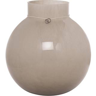 ERNST Ernst glasvase rund beige H25 cm Ø24 cm