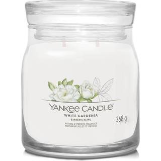 Yankee Candle Yc Signature - Medium - White Gardenia - Duftlys