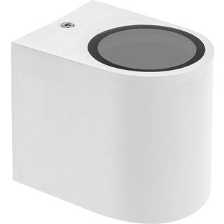 Spectrum Væglampe - IP54 udendørs, GU10 fatning, uden lyskilde, hvid