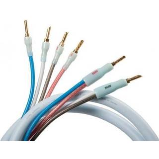 SUPRA Quadrax Bi-wire højttaler kabelsæt 4x2.0 mm2, ter | BUY & TRY | PRIS-MATCH