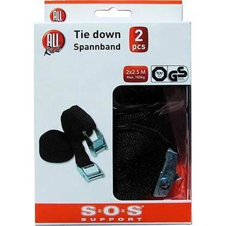 Allride SOS Support, Bagagerem, 2 x 2,5m, 100kg, sort,