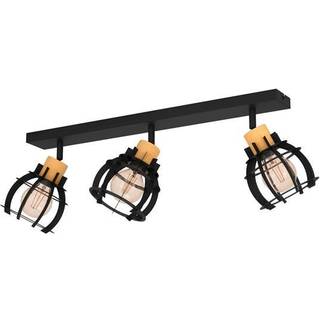 EGLO Stillington 1 Skinne 3Xe27 Sort/Natur