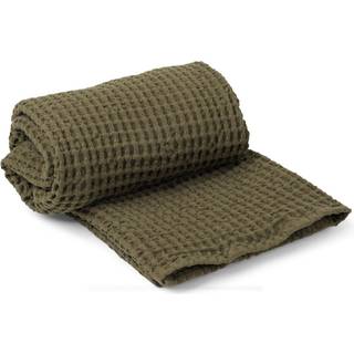 Ferm Living Organic badehåndklæde 70x140 cm Olive