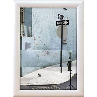 Alu Klapramme, hvid, 25 mm profil, 50 x 70 cm