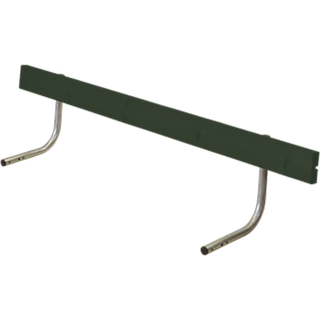 PLUS Classic ryglæn til bord/bænkesæt, grøn/nåletræ, 177 cm