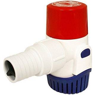 Nedsænkbar elektrisk lænsepumpe Rule 500 GPH (31 liter / minut), 24 V, automatisk driftstart, uden niveauføler