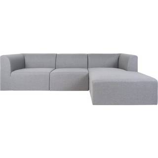 Sofa i lysegrå - højrevendt 160/90x272xH67 cm HN1001 - 1301086