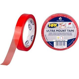 HPX ultra dobbeltklæbende tape transparent, 19mm x 10m