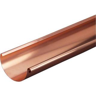 Tagrende kobber 12 tommer 333x0,7 mm 1/2 rund - 3 meter