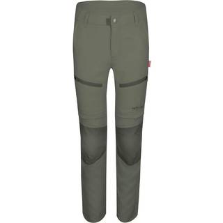 Trollkids Kid's Nordfjord Zip-Off Pants Slim Fit Trekking bukser Børn størrelse 158 farve olivengrøn