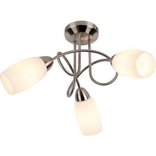 Klassisk loftslampe stål 3-lys - Fortress