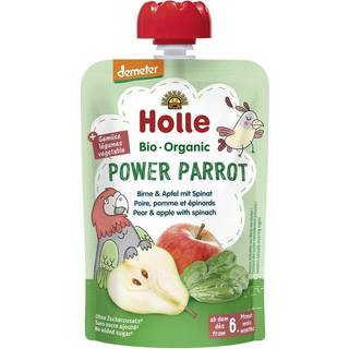 Holle Power Parrot - pære & æble med spinat fra 6. måned 109.50 DKK/1 kg (12 x 100.0g)